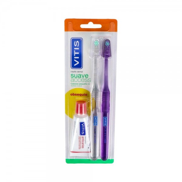 Vitis Cepillo Dental Duplo Suave Access+Antc 15 Ml