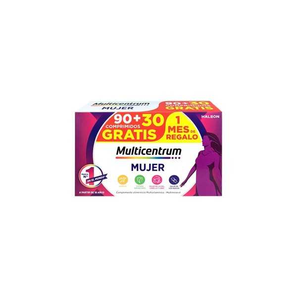 Multicentrum Mujer Pack 90+30 Comprimidos