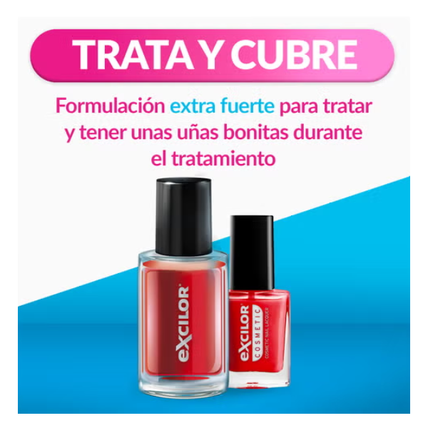 Excilor Forte Color Esmalte Rojo 2