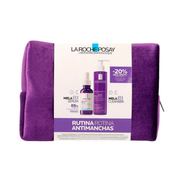 Pack La Roche Posay Mela B3: Serum + Limpiador + Neceser