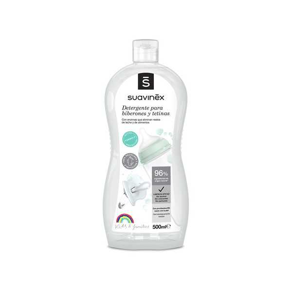 SUAVINEX DETERGENTE ESPECIFICO BIBERONES TETINAS Pack Ahorro 2 x 500 ml