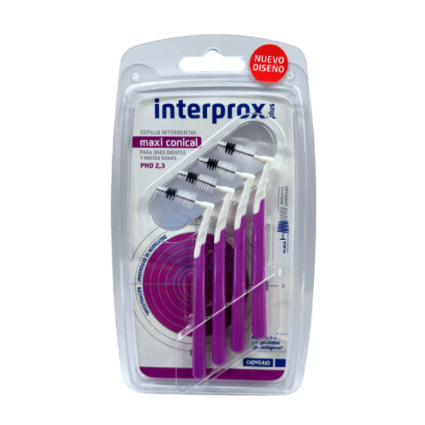 Cepillo Interdental Interprox Maxi Conical Angular Lila 6...