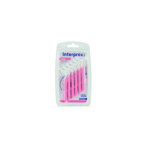 Cepillo Interdental Interprox Plus Nano Angular Rosa 6...