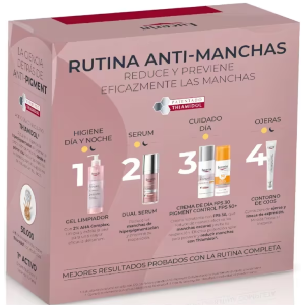Eucerin Anti-Pigment Set: Serum Dual + Contorno + Solar