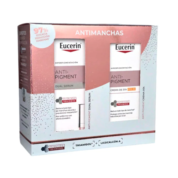 Eucerin Pack Antimanchas Dual Serum + Crema de día FPS30