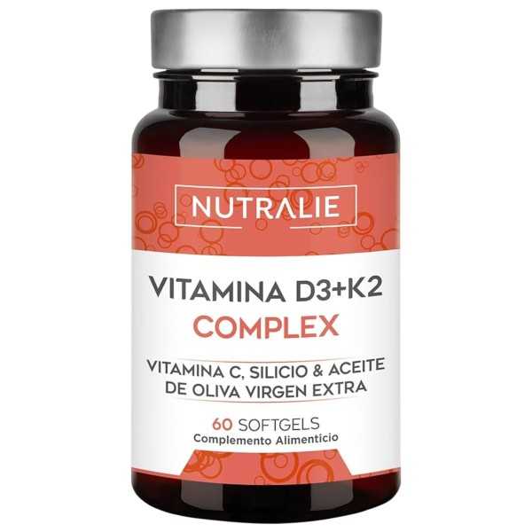 Nutralie Vitamin D3+K2 Complex 60 cápsulas