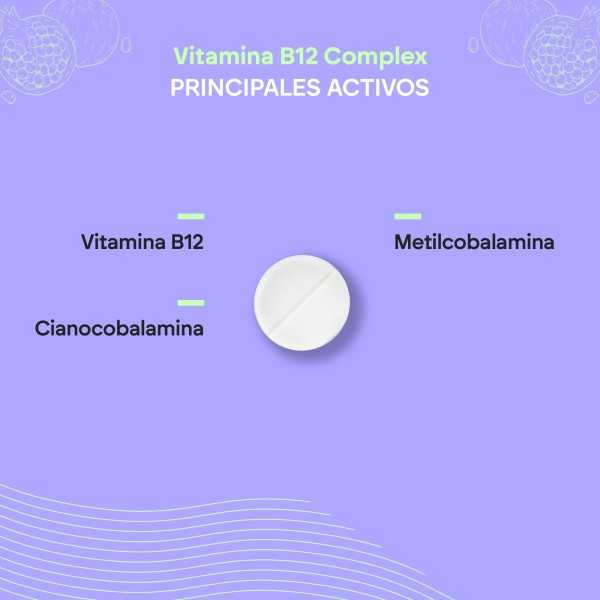 Nutralie Vitamina B12 Complex 120 cápsulas 2