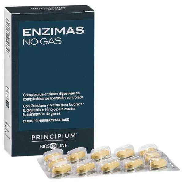 Enzimas No Gas Fast/Retard 24 comprimidos