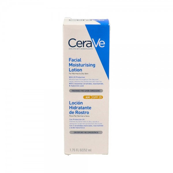 Cerave Locion Hidrat Rostro Spf25 52 Ml