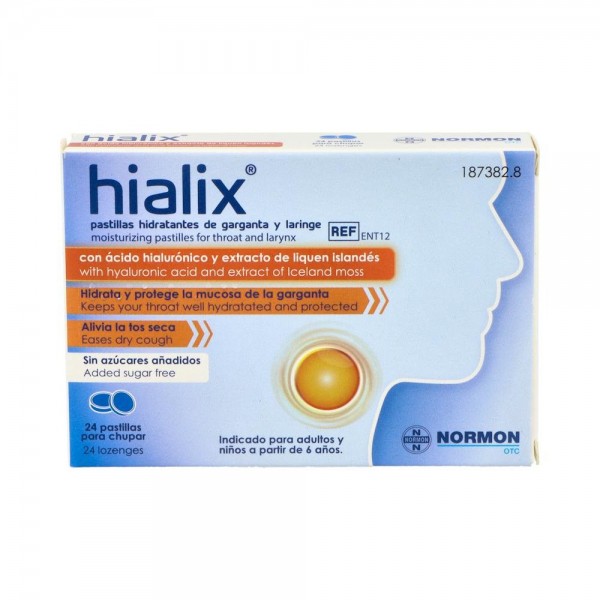 Hialix 24 Pastillas Para Chupar
