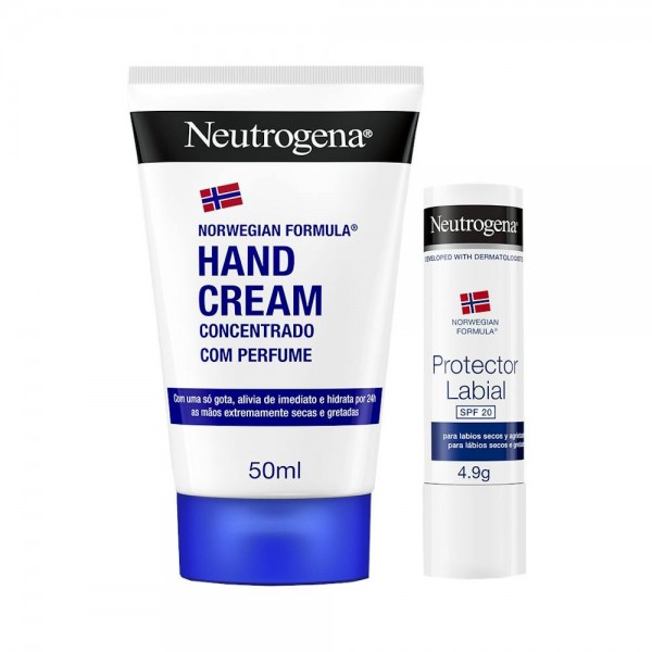 Neutrogena Crema de Manos 50ml + Labial SPF 20