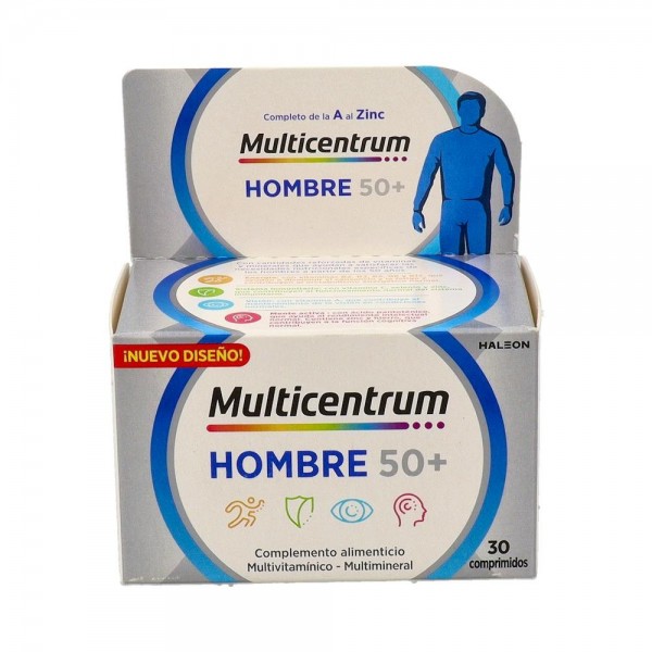 Multicentrum Hombre 50+ 30 comprimidos – multivitamínico...