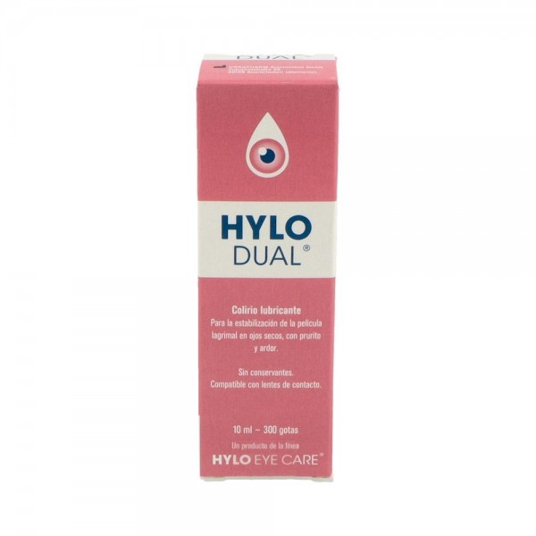 Hylo Dual 10 ml – gotas oftálmicas lubricantes sin...