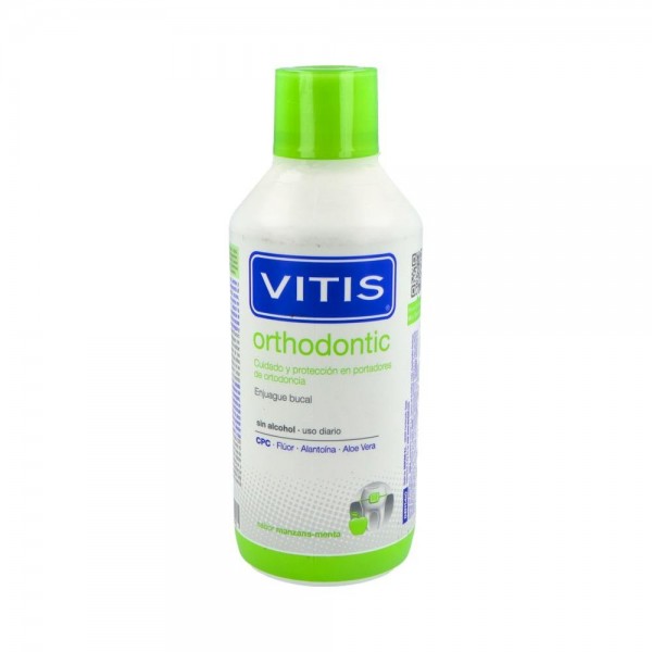 Vitis Orthodontic Colutorio 500 Ml Manzana/Menta